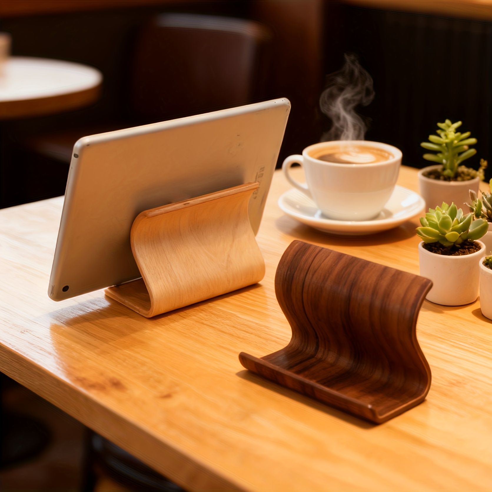 Blackview Tablet Accessories - [Новая деревянная подставка для телефона] Новая