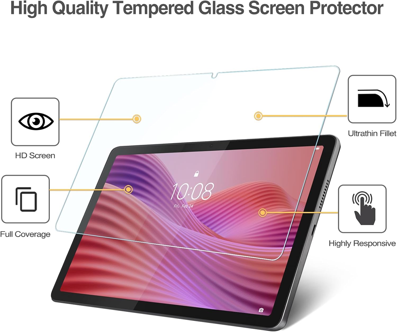 1 шт., защитная пленка из зака – обзор и цена Temu Tablet Accessories