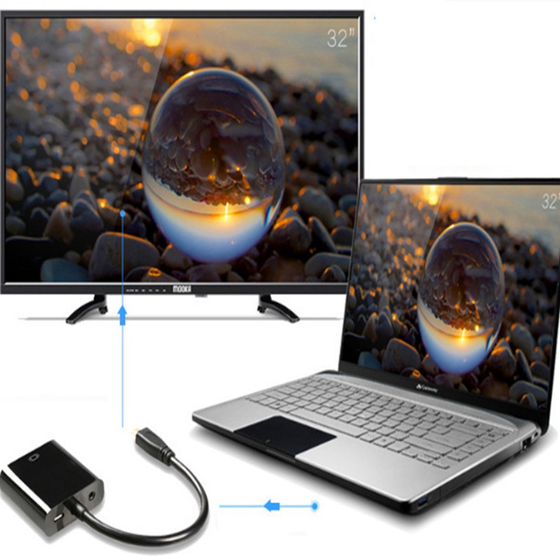Разъем Micro HDMI-VGA Видеокаб – обзор и цена Hdmi Adapter Tablet