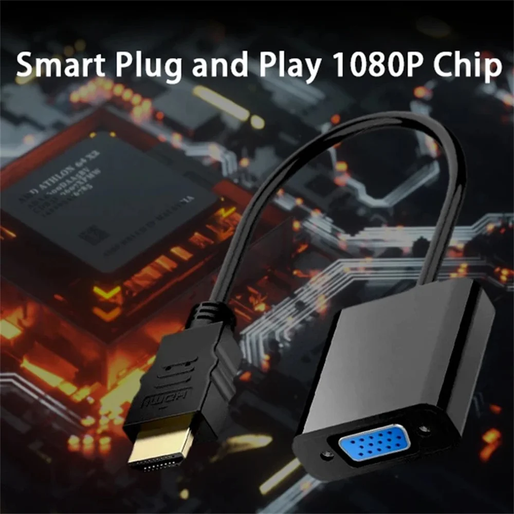 Кабель-конвертер HDMI в VGA HD – обзор и цена Hdmi Adapter Tablet