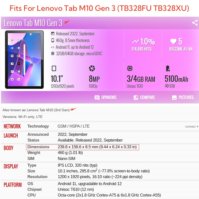 Чехол для Lenovo Tab M10 3-го  – обзор и цена Lenovo Tablet M10 Accessories