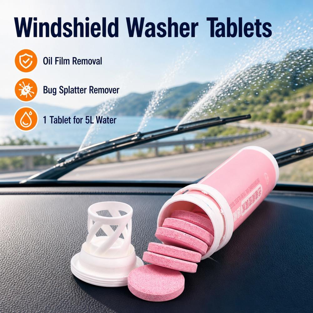 Таблетки для очистки лобового  – обзор и цена Tablet Car Accessories