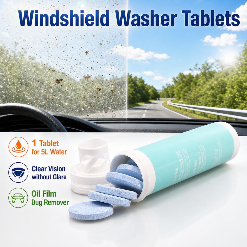 Таблетки для очистки лобового  – обзор и цена Tablet Car Accessories